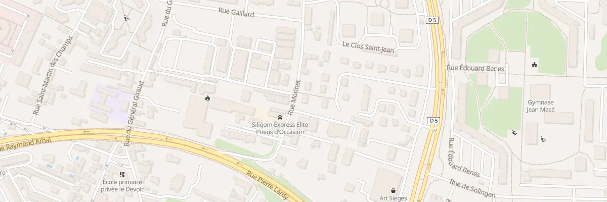 Plan du 54 Rue Morinet à Chalon-sur-Saône