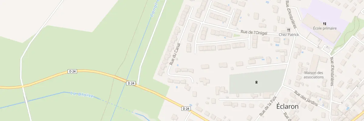Plan du 2 Rue du Canal à Éclaron-Braucourt-Sainte-Livière