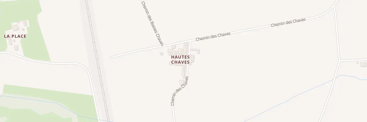 Plan du 345 Che des Chaves à Savigneux