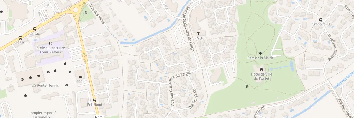 Plan du 13 Rue Clément VI au Pontet