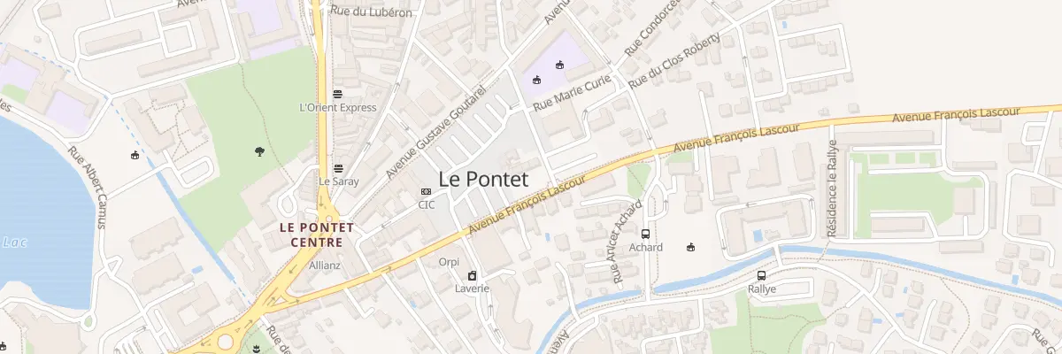 Plan du 52 Av françois LASCOUR au Pontet