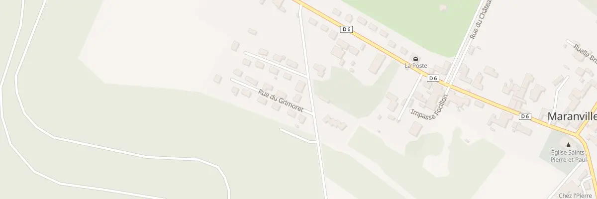 Plan du 11 Rue du Grimoret à Maranville