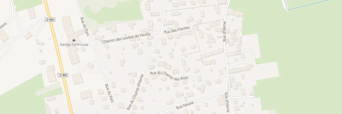 Plan du 9 Rue du Champ des Roys à Saint-Loup-de-Varennes