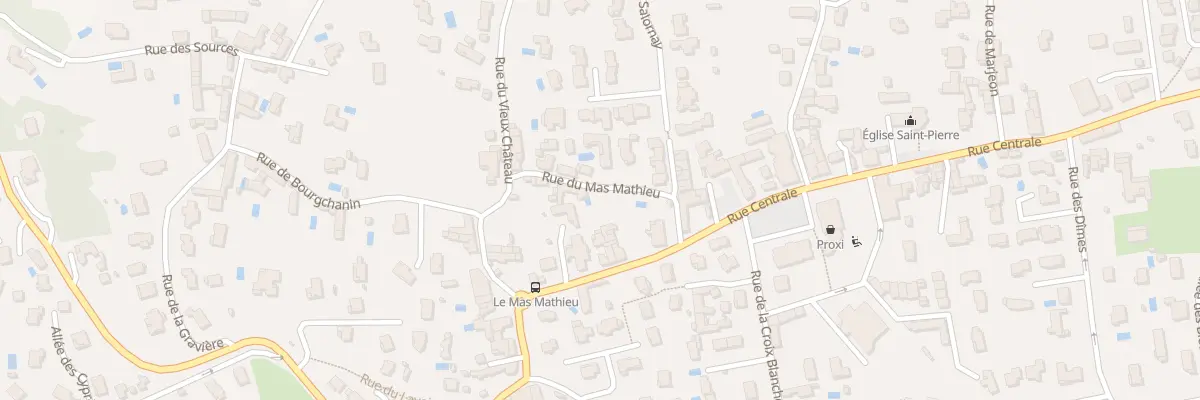 Plan du 561 Rue Centrale à Montanay
