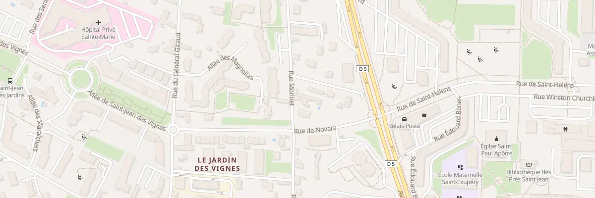 Plan du 92 Rue Morinet à Chalon-sur-Saône