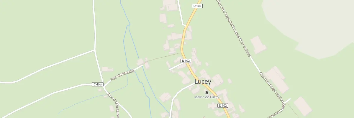 Plan du 7 Rue des Carrons à Lucey
