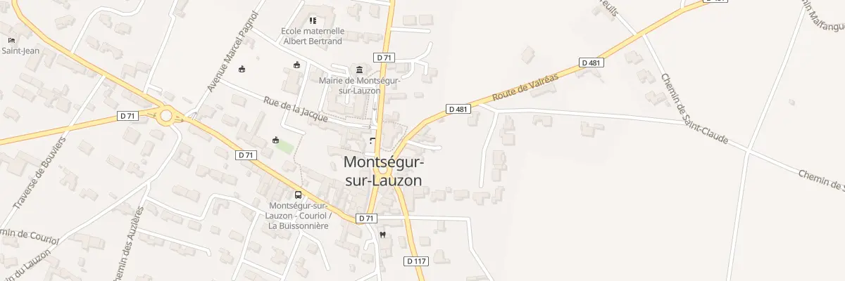 Plan du 16 Rte de Valréas à Montségur-sur-Lauzon