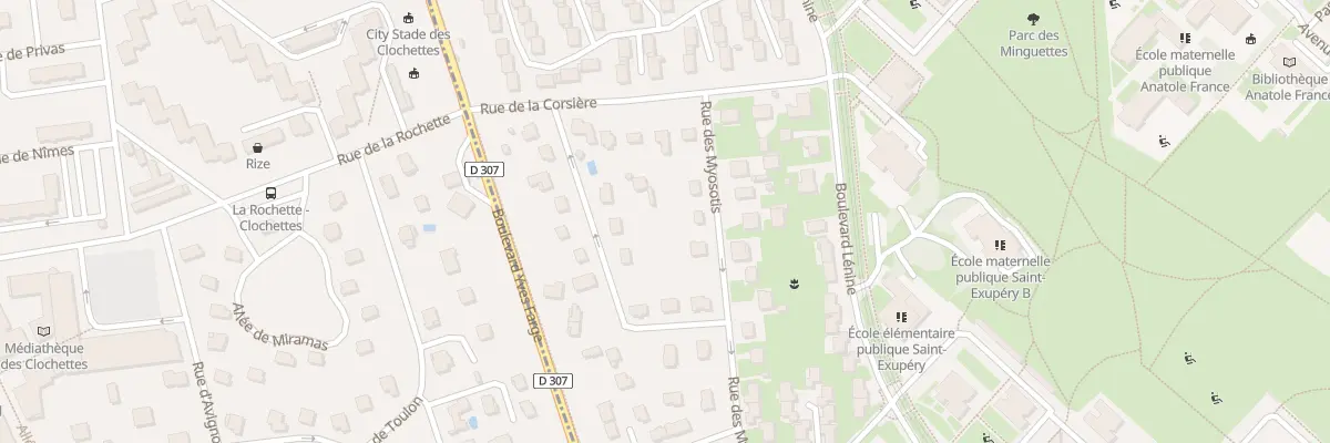 Plan du 4B Rue des Myosotis à Vénissieux
