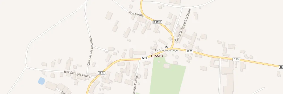 Plan du 6 Rue Louis Courtot de Cissey à Merceuil