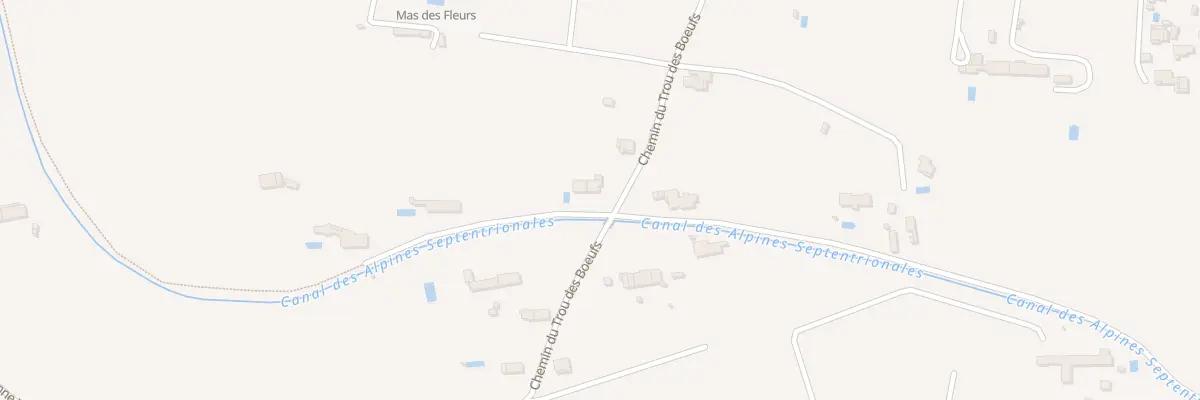 Plan du 256 Che du Trou des Boeufs à Saint-Rémy-de-Provence