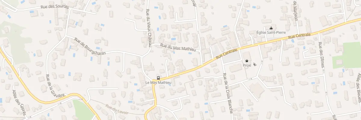 Plan du 555 Rue Centrale à Montanay