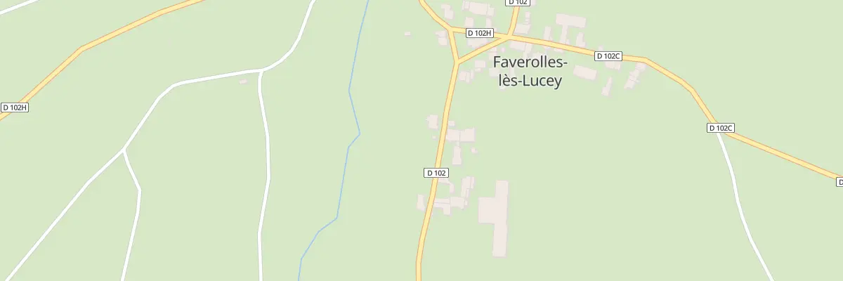 Plan du 4 Rue des Carrons à Faverolles-lès-Lucey