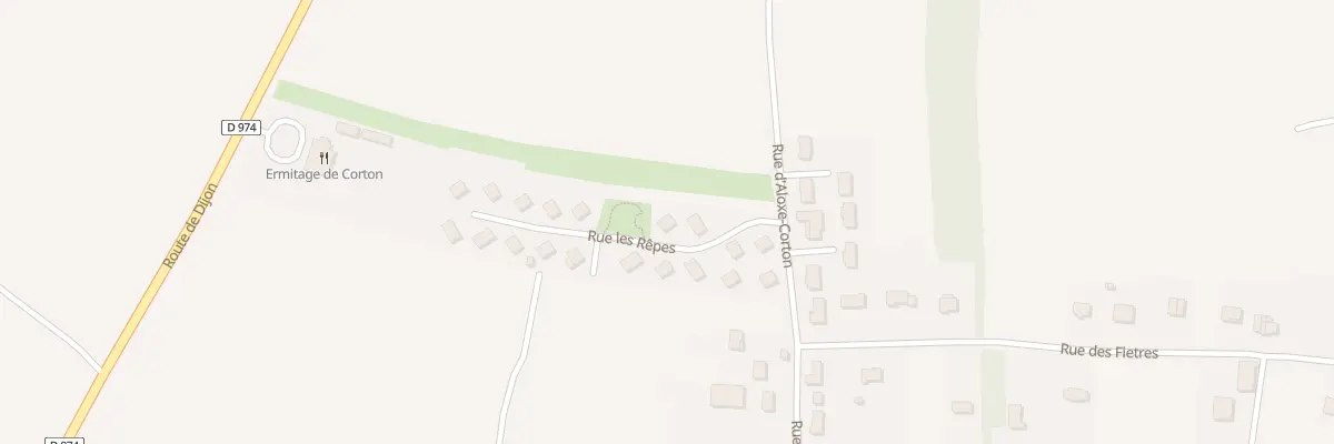 Plan du 4 Rue Les Repes à Chorey-les-Beaune