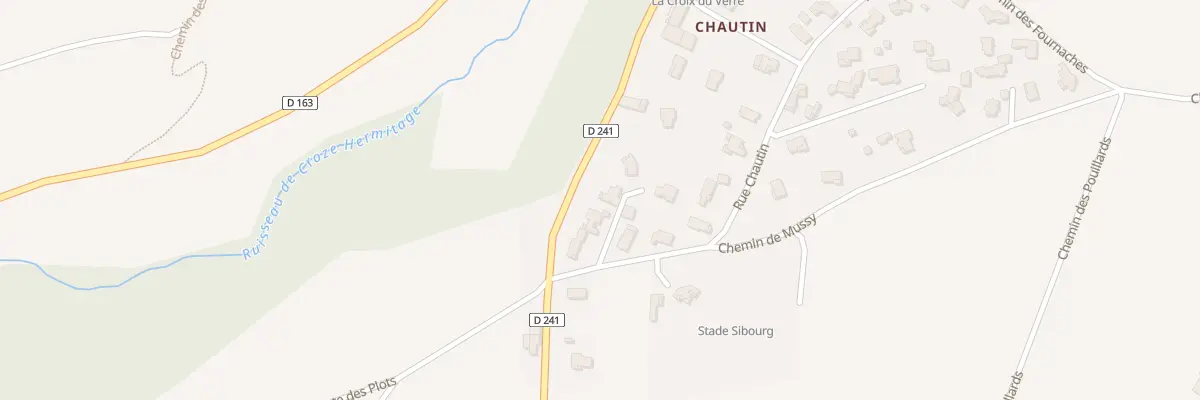 Plan du 420 Rue Chautin à Larnage