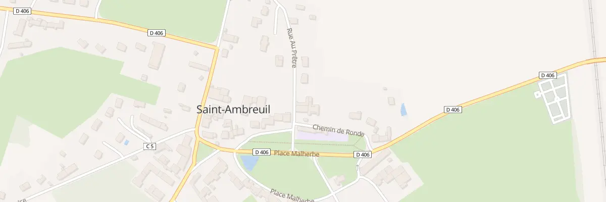 Plan du 38 Rue aux Pretres à Saint-Ambreuil
