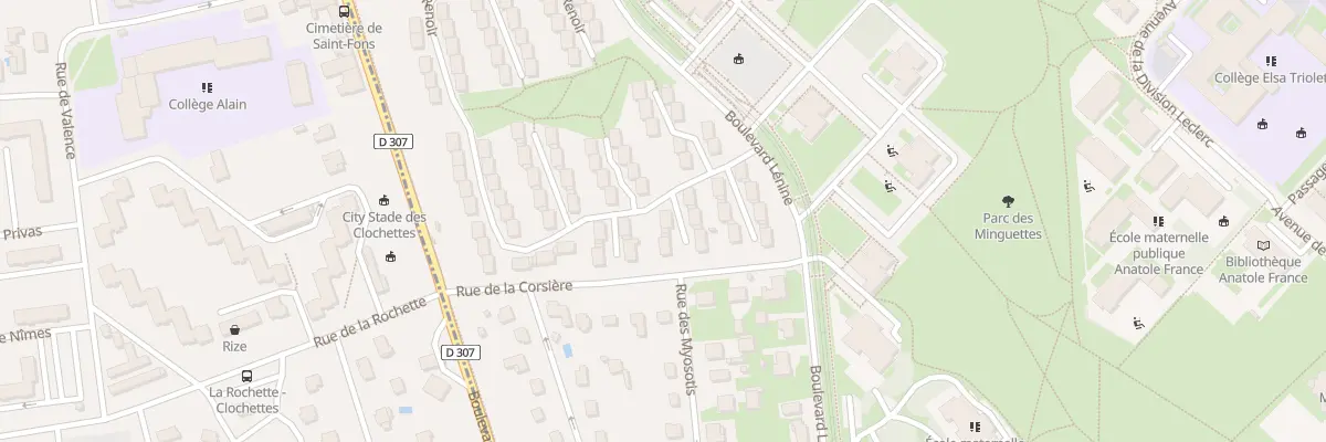 Plan du 102 Rue Auguste Renoir à Vénissieux