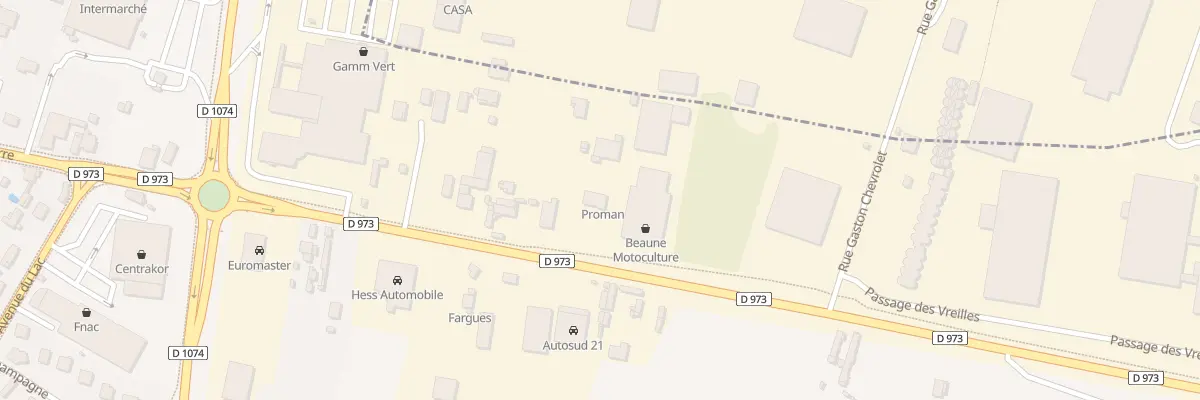 Plan du 63 Rte de Seurre à Beaune