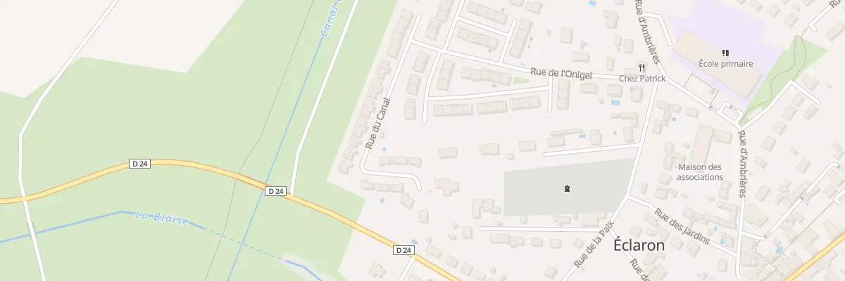 Plan du 8 Rue du Canal à Éclaron-Braucourt-Sainte-Livière
