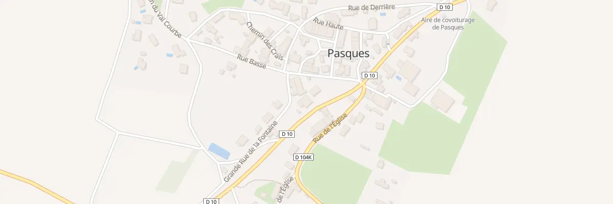 Plan du 3 Gr Grande Rue de la Fontaine à Pasques