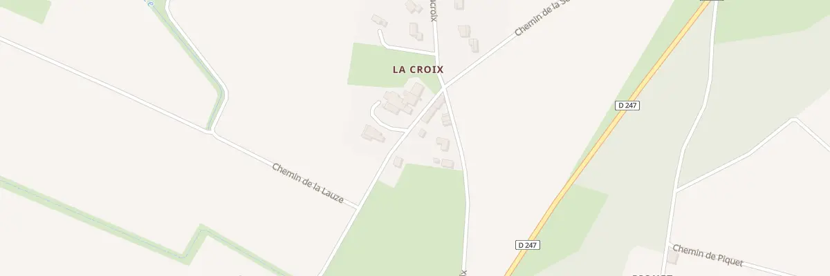 Plan du 1020 Che de Chambaude à Livron-sur-Drôme