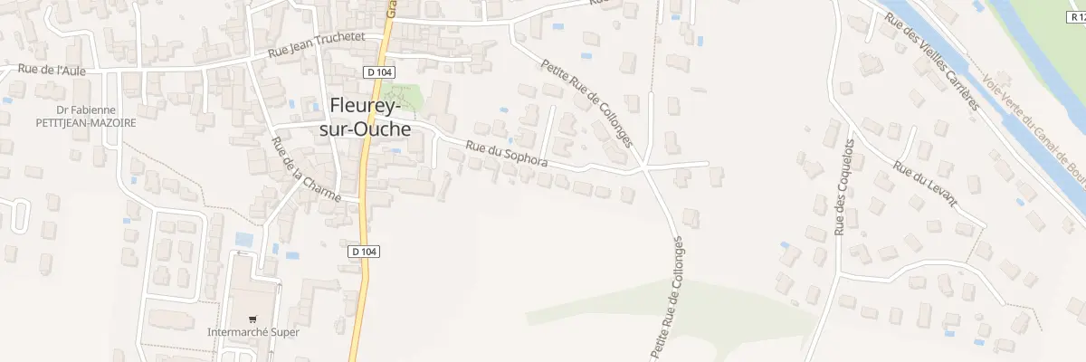 Plan du 12 Rue du Sophora à Fleurey-sur-Ouche