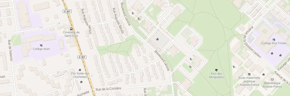 Plan du 105 Rue Auguste Renoir à Vénissieux