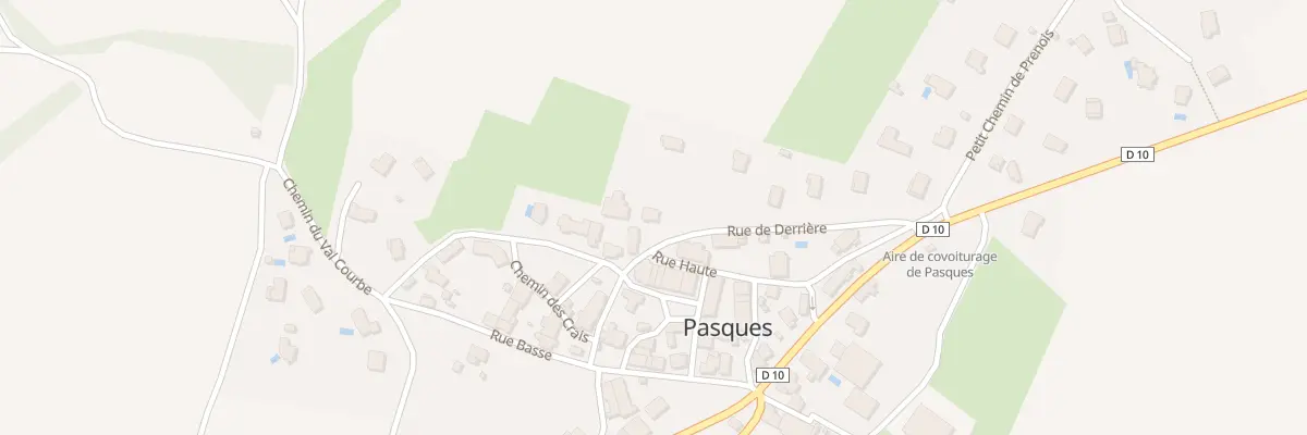 Plan du 12 Rue de Derrière à Pasques