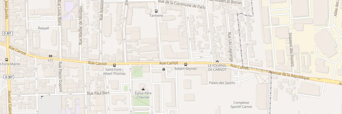 Plan du 2 Rue Robert Reynier à Saint-Fons