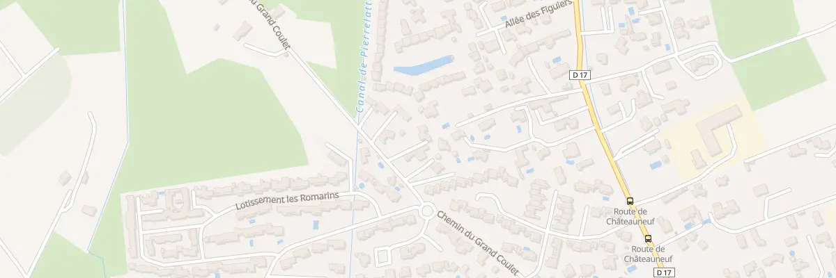 Plan du 702 Che du Grand Coulet à Sorgues