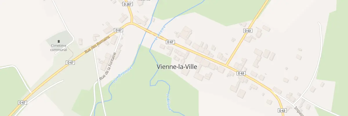 Plan du 5033 Le Village à Vienne-la-Ville