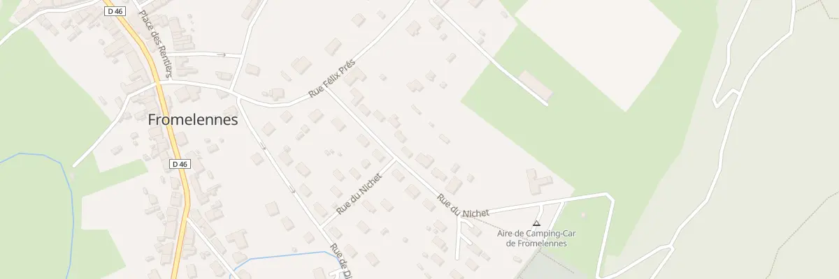 Plan du 12 Rue du Nichet à Fromelennes