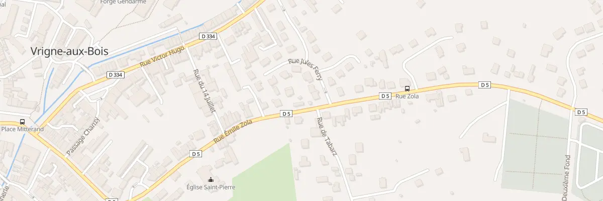 Plan du 51 Rue Emile Zola à Vrigne aux Bois