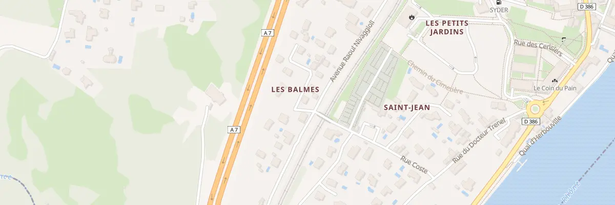 Plan du 410 Av Raoul Nivaggioli à Sainte-Colombe
