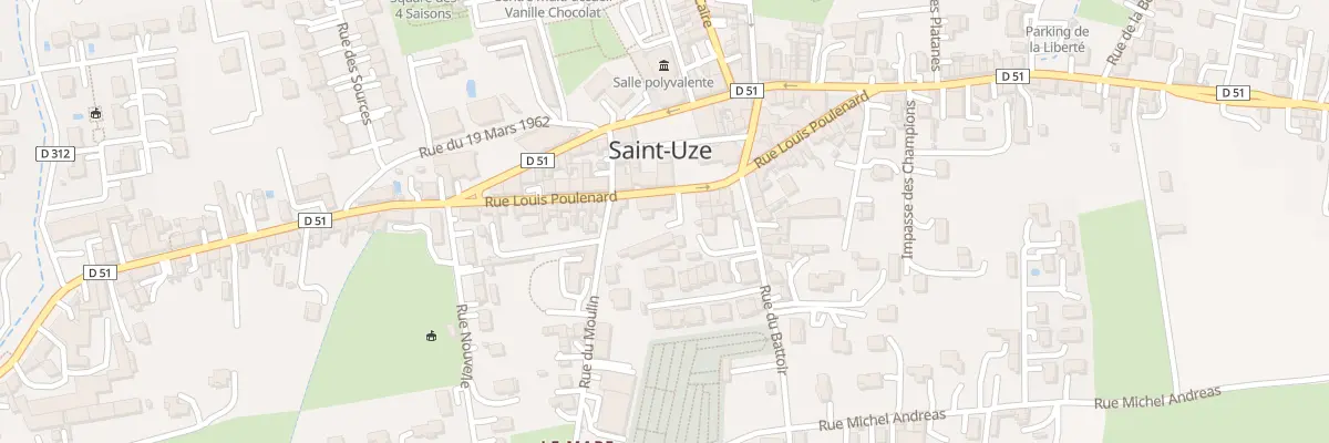 Plan du 23 Rue Louis Poulenard à Saint-Uze