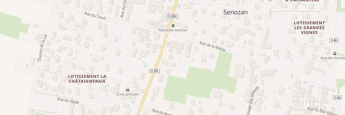 Plan du 61 Rue de la Liberté à Senozan