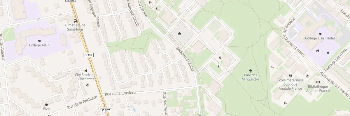 Plan du 111 Rue Auguste Renoir à Vénissieux
