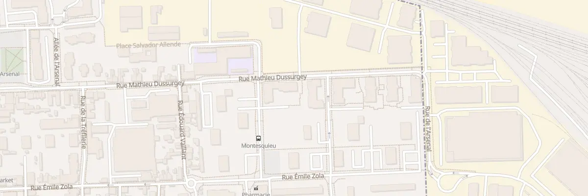 Plan du 60 Rue Mathieu Dussurgey à Saint-Fons