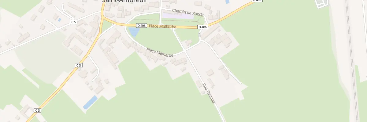 Plan du 93 Pl Malherbe à Saint-Ambreuil