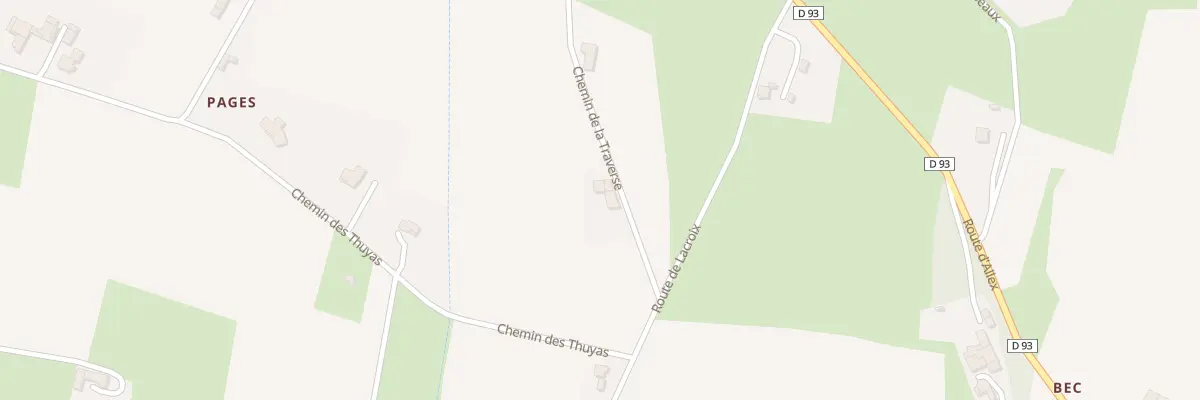 Plan du 350 Che de la Traverse à Livron-sur-Drôme