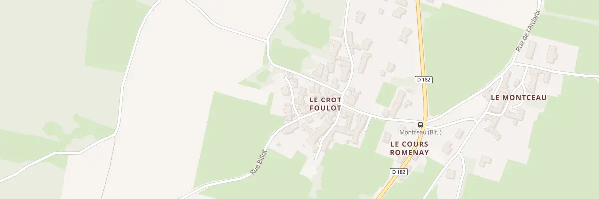 Plan du 5059 Au Crot Foulot à Jugy