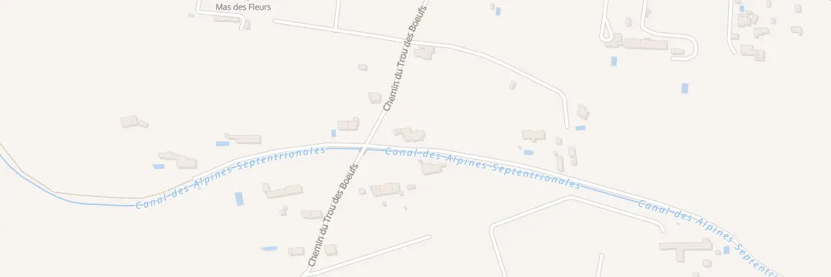 Plan du 245 Che du Trou des Boeufs à Saint-Rémy-de-Provence