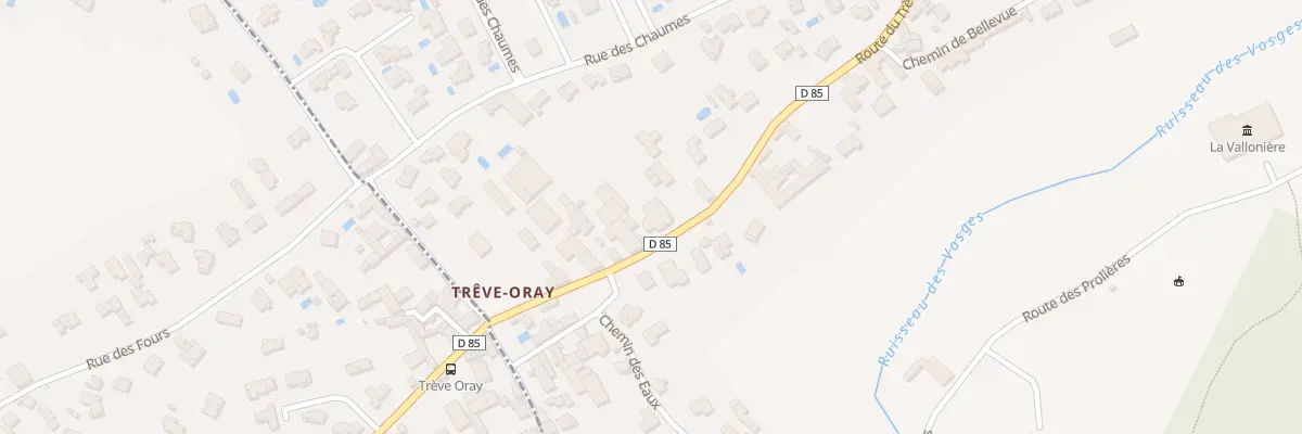 Plan du 135 Rte du Trève Oray à Cailloux-sur-Fontaines