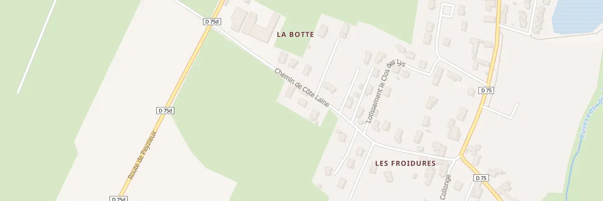 Plan du 6602 Aux Froidures à Saint-Étienne-sur-Chalaronne