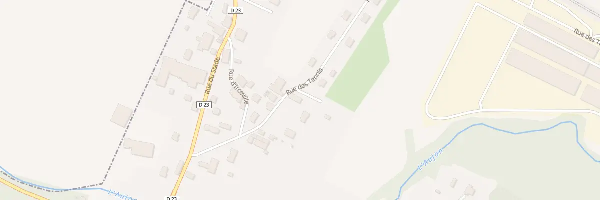 Plan du 13 Rue des Tennis à Maranville