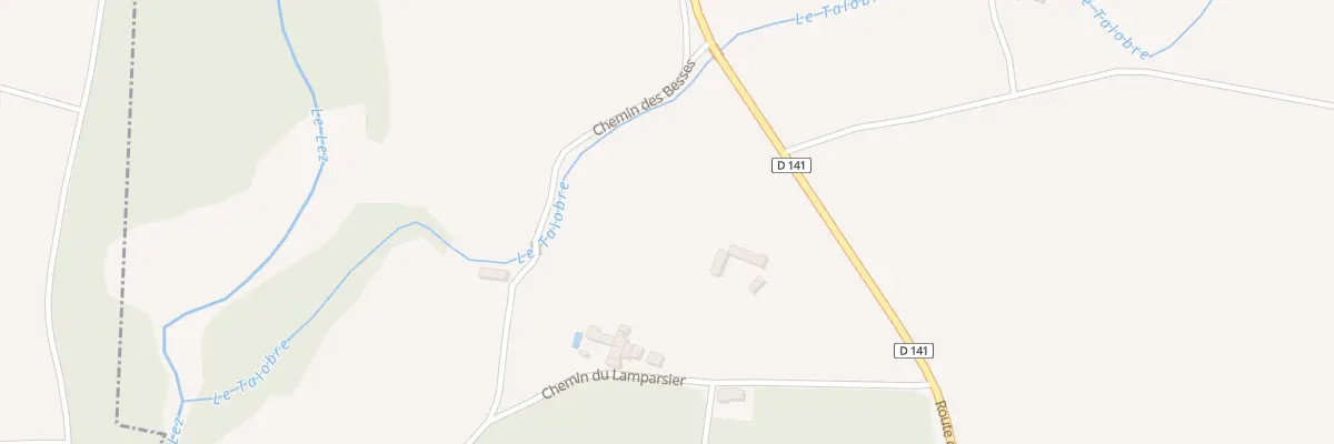 Plan du 180 Che du Bosquet à La Baume-de-Transit