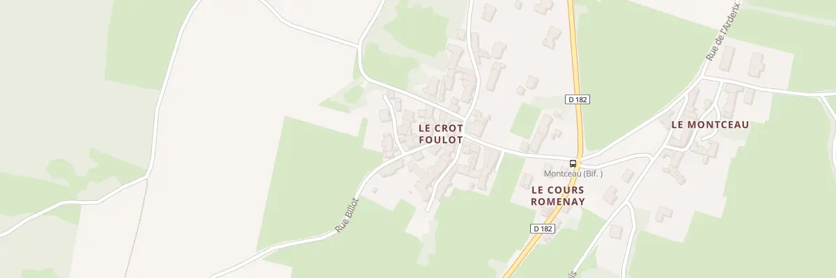 Plan du 5056 Au Crot Foulot à Jugy
