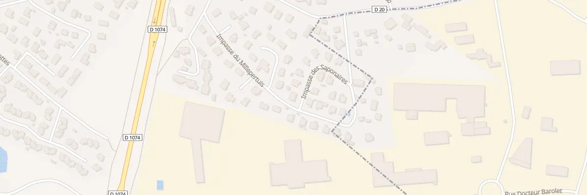 Plan du 5 Imp du Millepertuis à Beaune