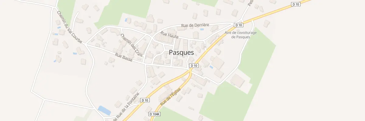 Plan du 2 Rue Basse à Pasques