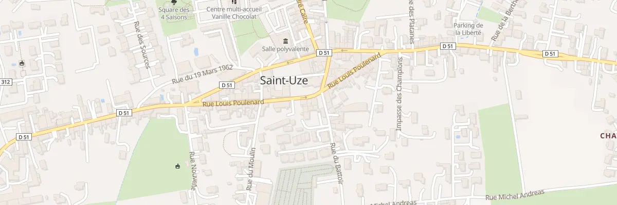 Plan du 27 Rue Louis Poulenard à Saint-Uze