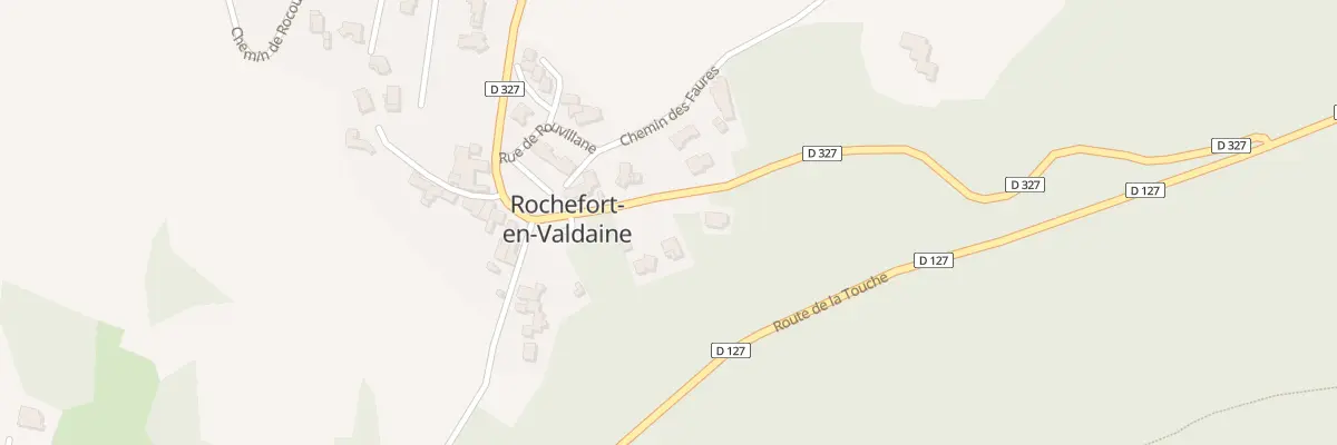 Plan du 5000 La Roche à Rochefort-en-Valdaine